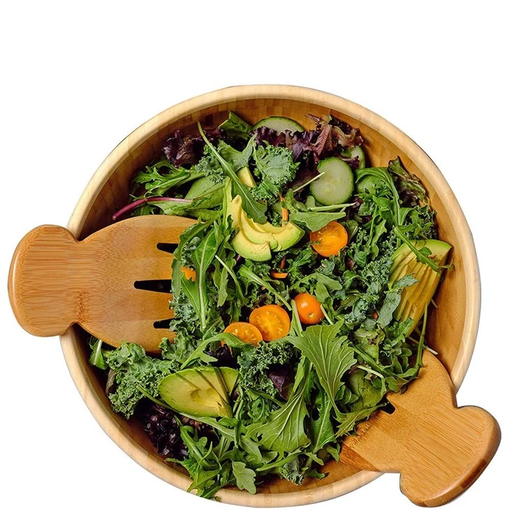 Natural Bamboo Salad hands
